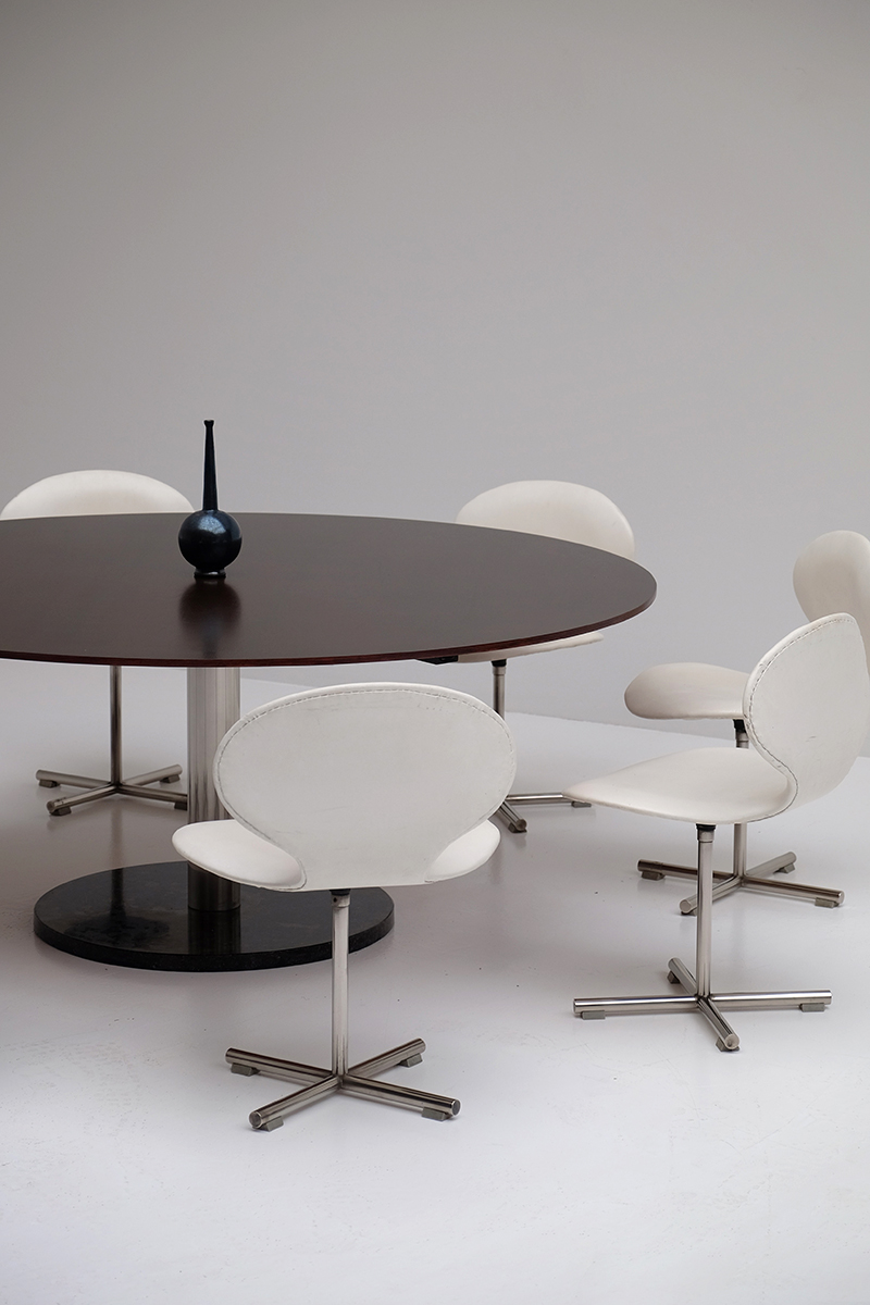 Alfred Hendrickx dining / conference table and swivel chairs image 10